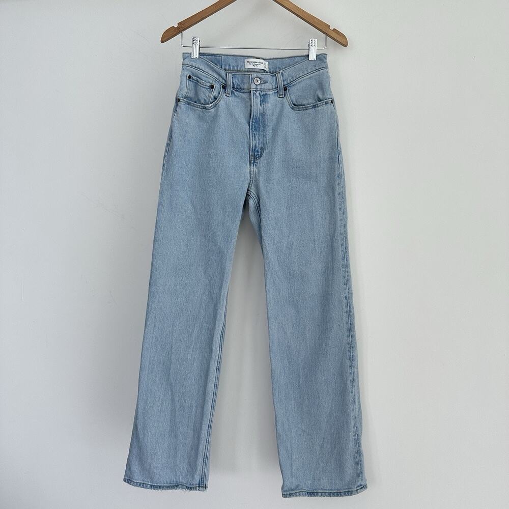 Abercrombie & Fitch Light Blue Straight Leg Jeans